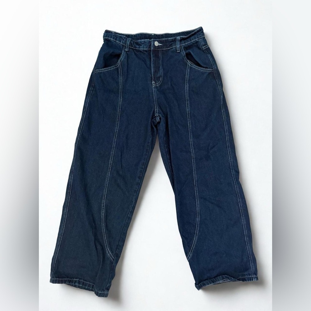 Men's Straight Blue Jeans